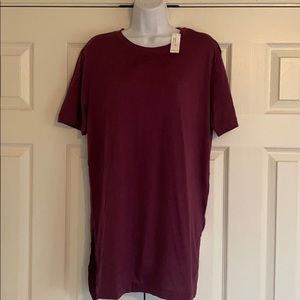 Old Navy Short Sleeve Tshirt Tunic - Size M Tall